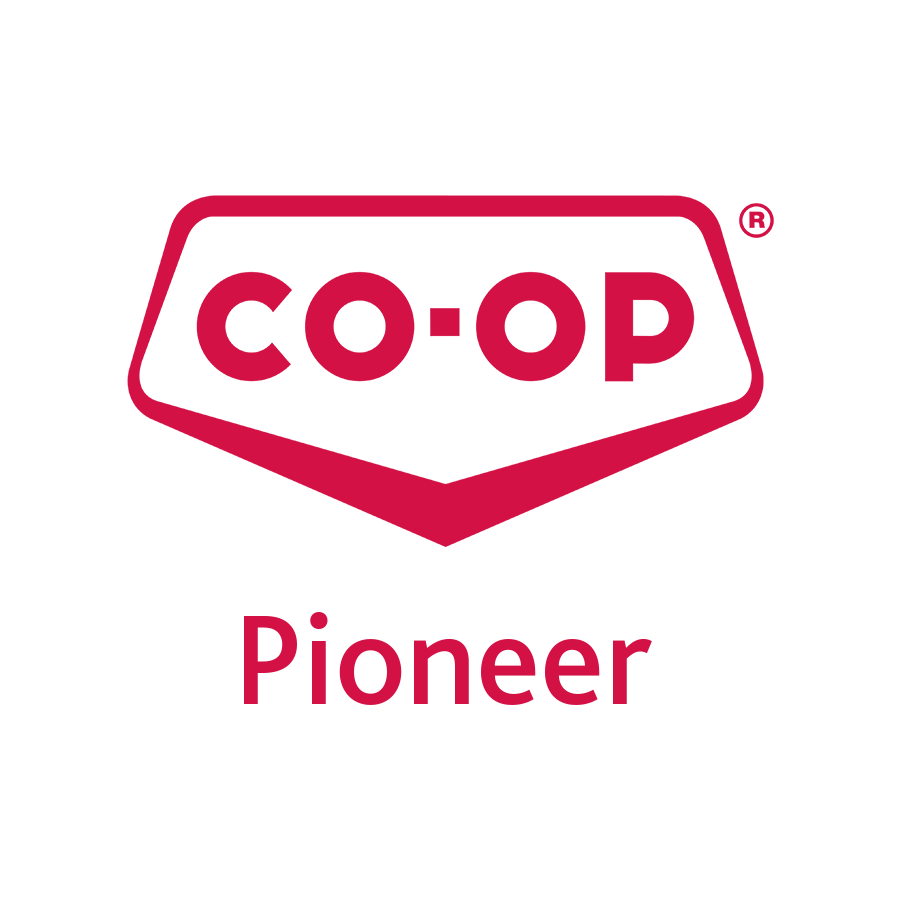 pioneer coop logo - red no background